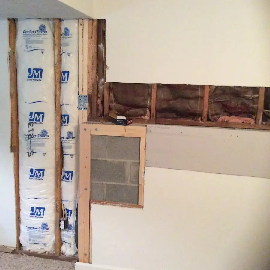 Wall insulation replacement during Contents Cleaning & Restoration in Wildomar